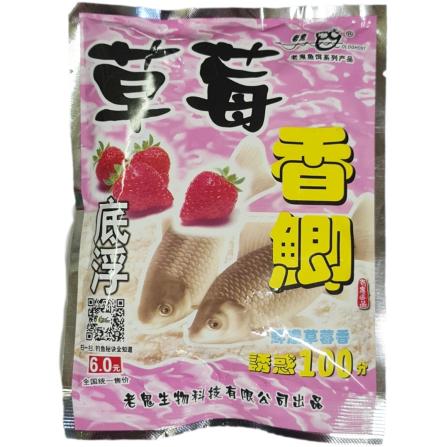 Тесто Старый призрак Карась-Клубника, 100гр, су Из Я Поймал