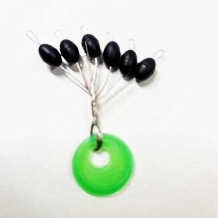 Стопор для поплавка XXL чёрный, упаковка 6 шт Из Я Поймал